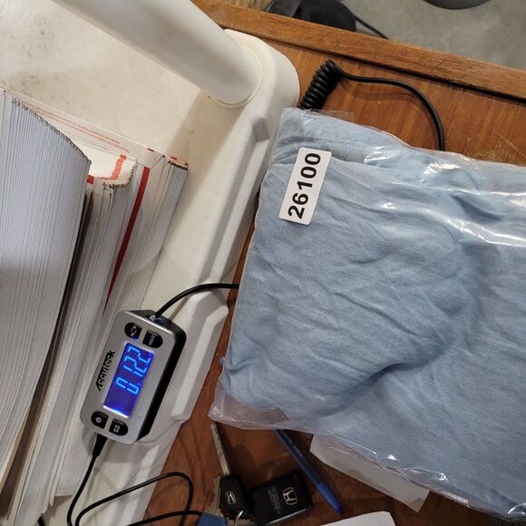 Time And Tru Maxi Dress Womens Extra Small Blue Sleeveless Chambray Button Front - Picture 10 of 10